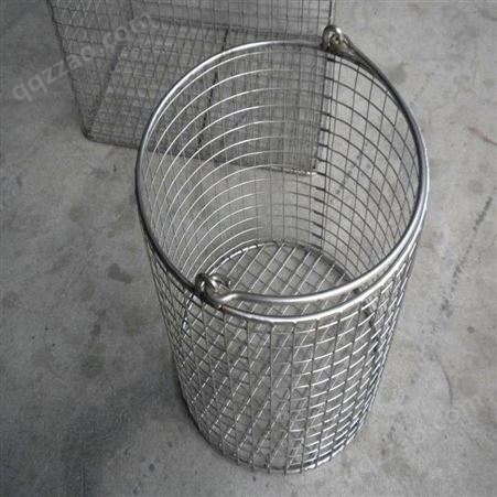 卓莱 圆形不锈钢网框 沥水篮 实验室用网筐