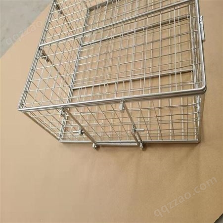 304不锈钢消毒筐清洗篮长方形储物筐带盖网框卓莱支持定制