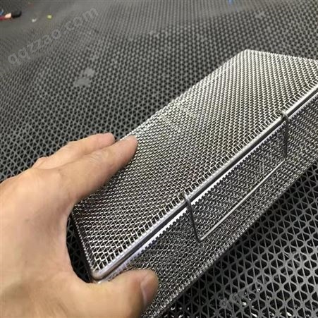 卓莱工业零件清洗用高精度密孔不锈钢网筐支持定制
