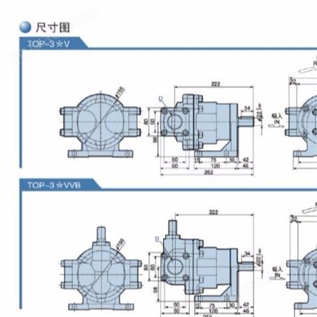 日本NOP油泵齿轮泵TOP-340VVB （高粘度）NOP油泵厂价直销 品质保障 