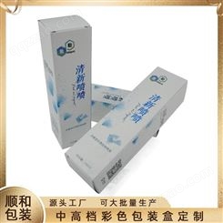 无锡顺和产品包装盒定做直销工厂白卡纸彩色印刷纸盒