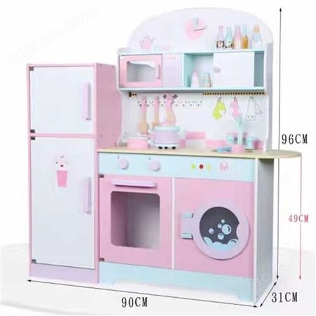 可定制图案厚度颜色过家家整体厨房 儿童厨房做饭玩具 童源游乐设施