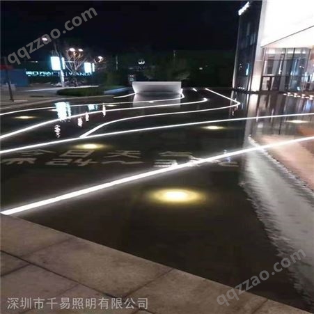 LED地砖灯地槽灯地面灯 广场地灯带 防水埋地灯 线条发光地板