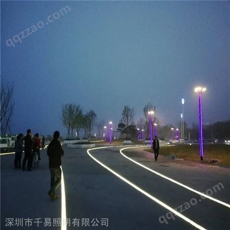 LED埋地灯带 广场人行过道发光砖