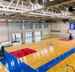 篮球馆运动木地板羽毛球训练专用乒乓球比赛单龙骨实木佰速
