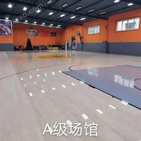 耐磨羽毛球乒乓球场地专用运动木地板篮球馆防滑双龙骨佰速
