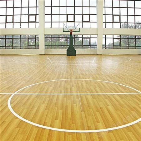 篮球馆运动木地板羽毛球训练专用乒乓球比赛单龙骨实木佰速