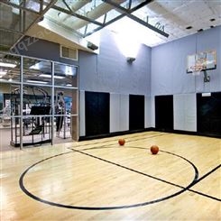 武术训练室内篮球耐磨运动木地板单龙骨B级乒乓球防滑地板