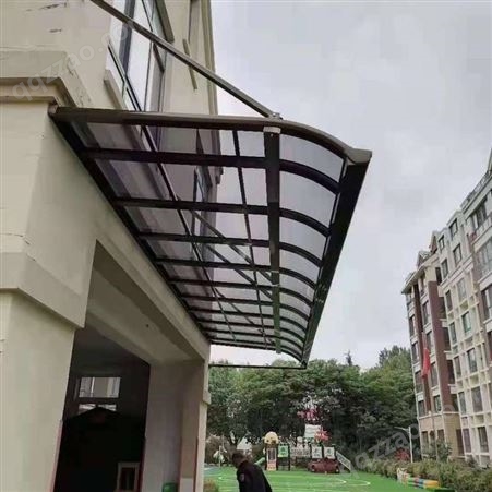 北京雨棚厂家定做汽车停车棚门窗防雨棚露台遮防雨棚户外遮阳棚