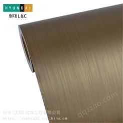 韩国进口Hyundai装饰贴膜BODAQ铂多NS117黑铜拉丝不锈钢膜
