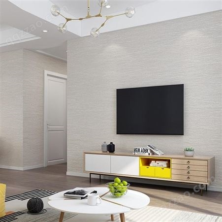 悦秀墙布蚕丝无缝墙布现代简约欧式素色纯色轻奢壁布家用全屋客厅