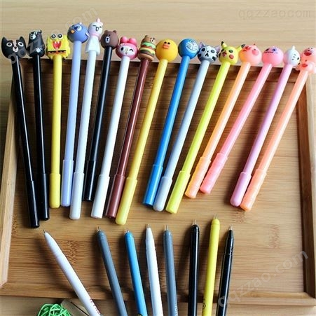 环保硅胶铅笔笔套_创意卡通中性笔笔帽_旭凯出售